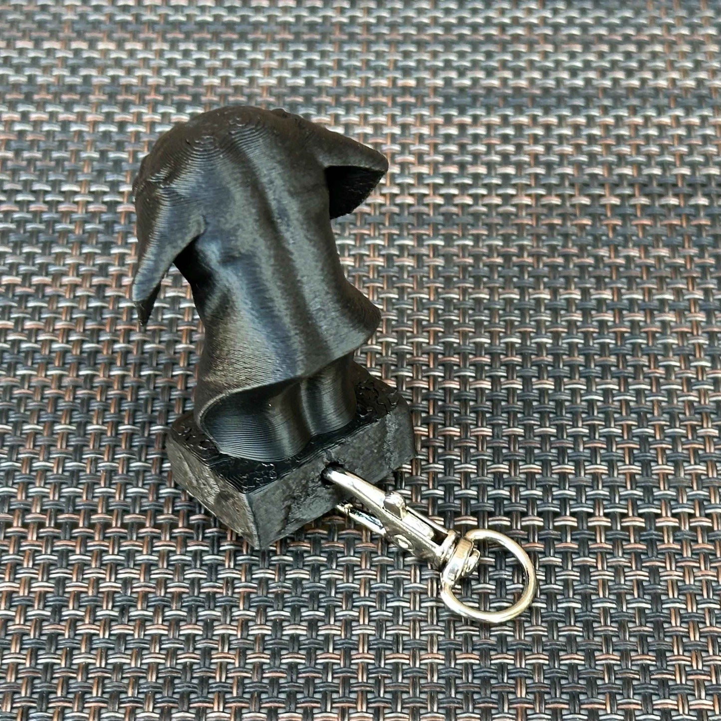 Dachshund Keychain Bust -  3D Printed - Desk Toy - Board Game Token