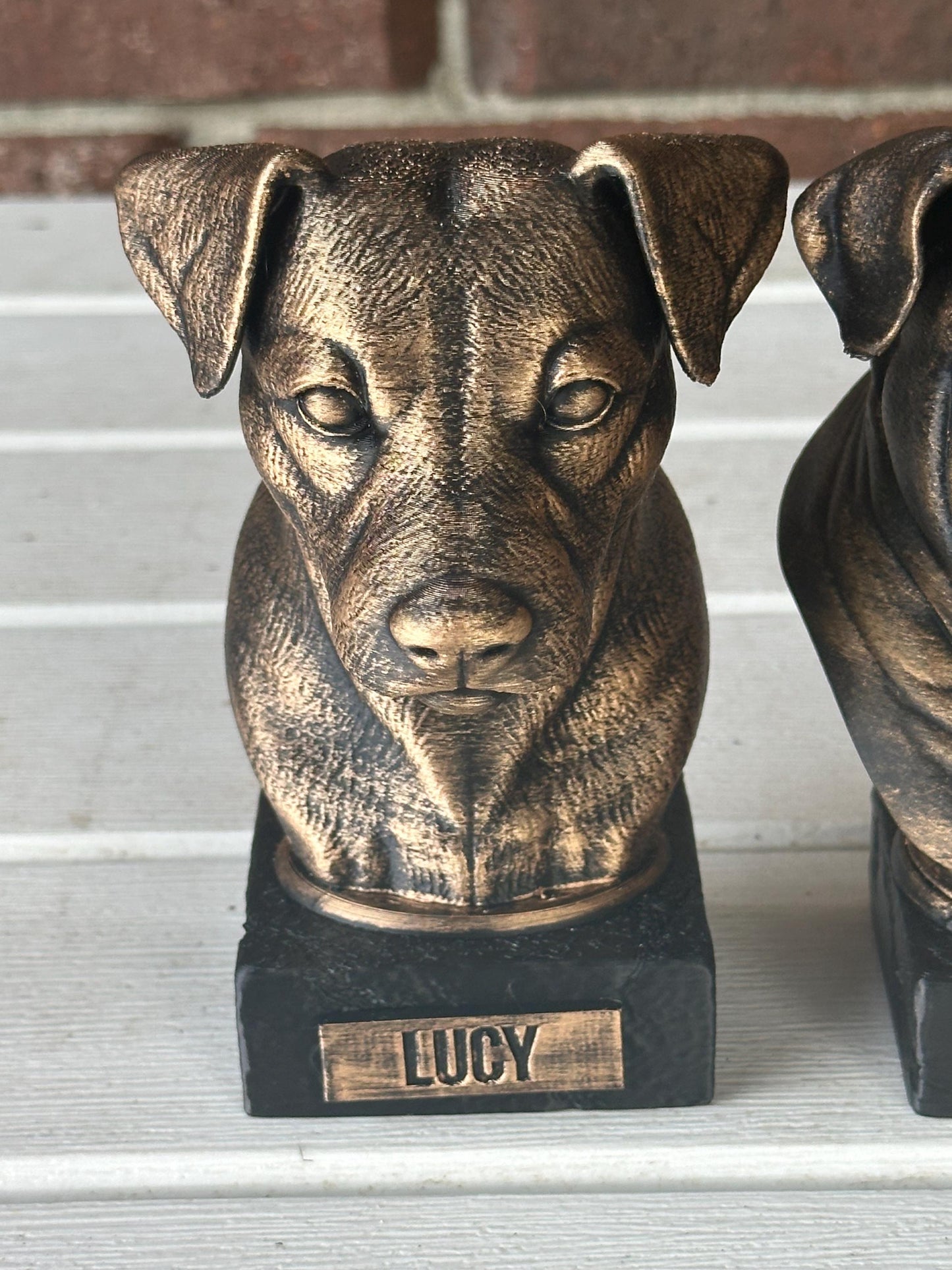 Jack Russel Terrier Bust - Hand-Painted, Customizable, 3D Printed