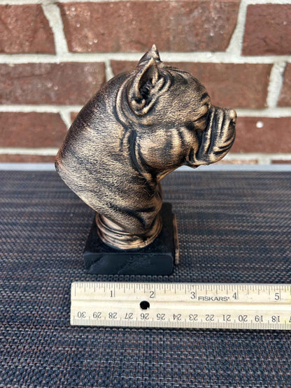 American Bully Bust  - Hand-Painted, Customizable, 3D Printed