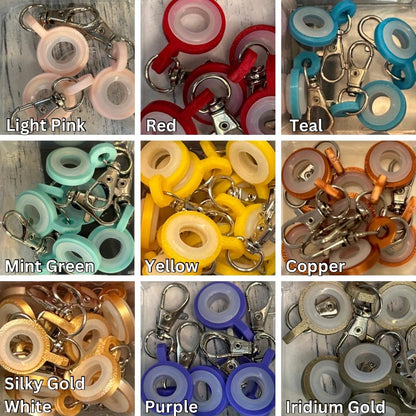Straw Charm Clasp (Attach any keychain or charm) Tumbler Charm Topper