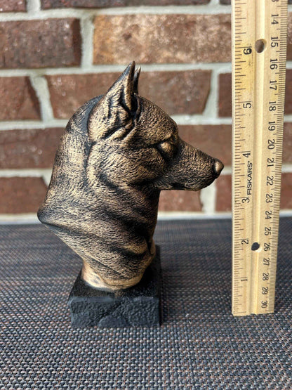 Husky Bust  - Hand-Painted, Customizable, 3D Printed
