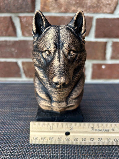 Husky Bust  - Hand-Painted, Customizable, 3D Printed