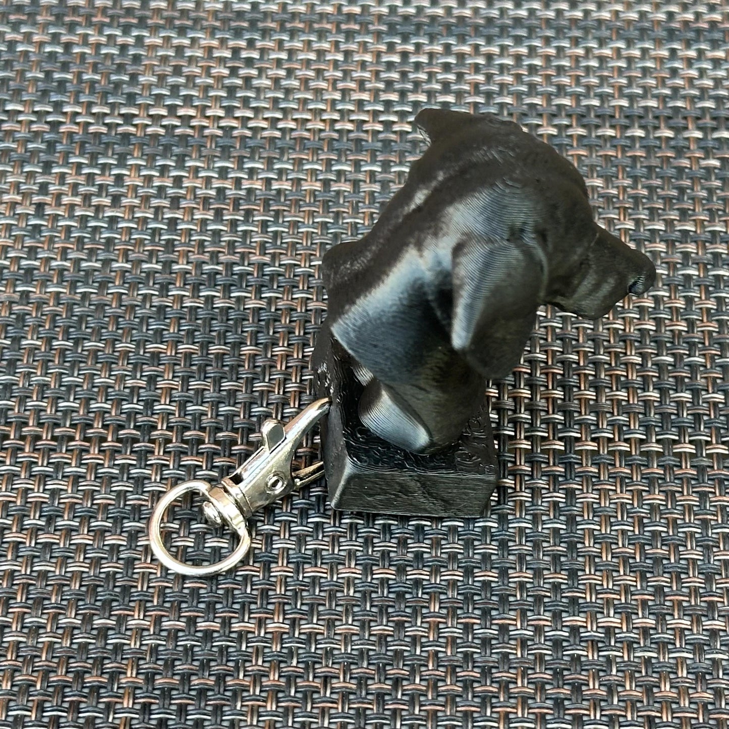 Dachshund Keychain Bust - 3D Printed - Desk Toy - Board Game Token