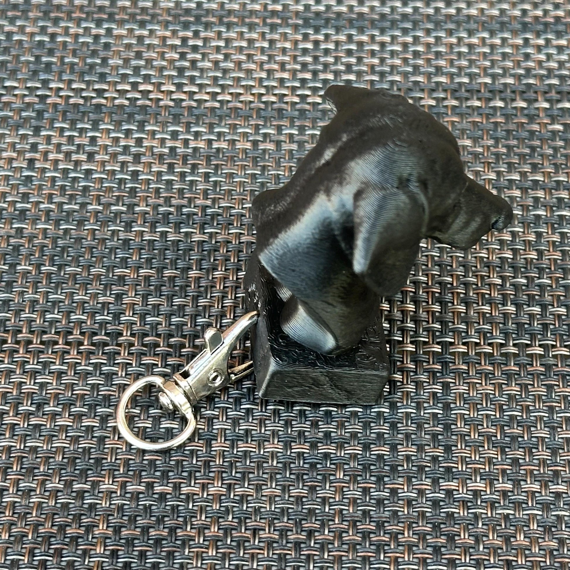 Dachshund Keychain Bust - 3D Printed - Desk Toy - Board Game Token