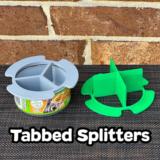 Cat Food Splitter, 3 way cutter, Pet Food Cutter, Divider, Thirds, Easy to Clean, Three Way Splitter