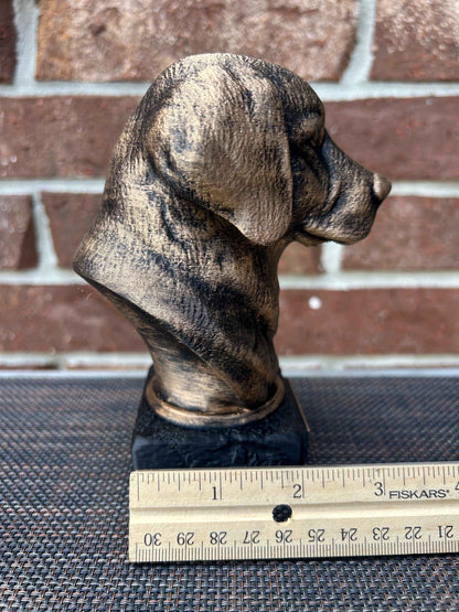Golden Retriever Bust  - Hand-Painted, Customizable, 3D Printed