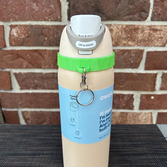 Keychain Ring for Owala Freesip With KEYCHAIN Loop Lobster Clasp - FreeSip Spout 32 oz, 24 oz, or 40 oz.