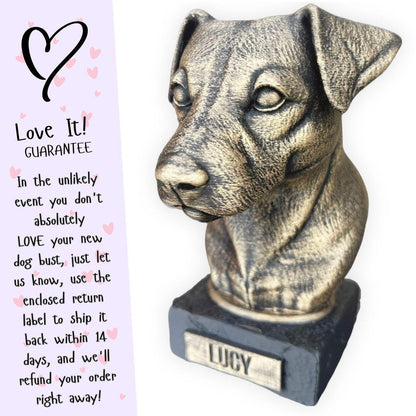 Jack Russel Terrier Bust - Hand-Painted, Customizable, 3D Printed