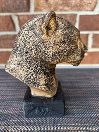 Jaguar Bust  - Hand-Painted, Customizable, 3D Printed