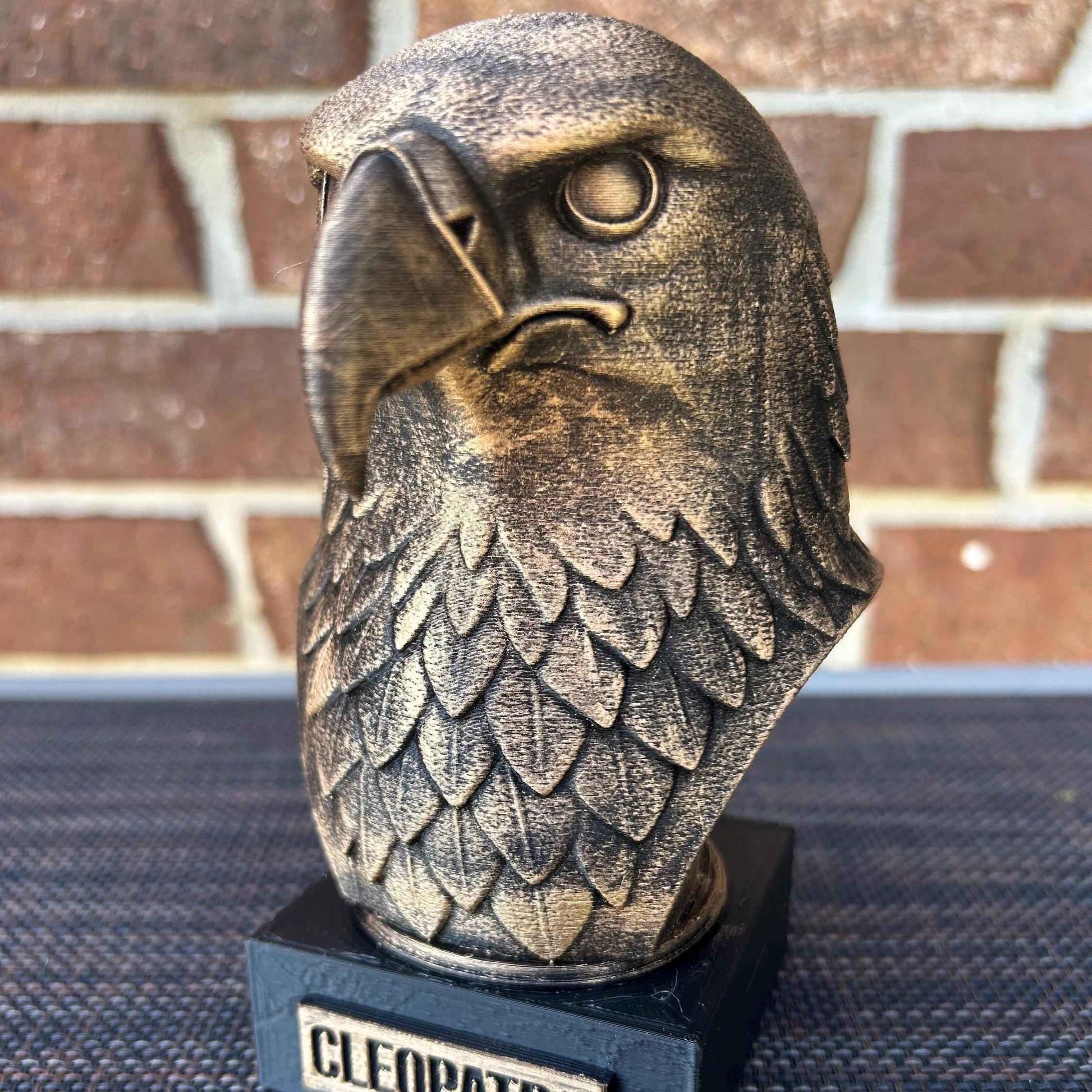 Eagle Bust  - Hand-Painted, Customizable, 3D Printed