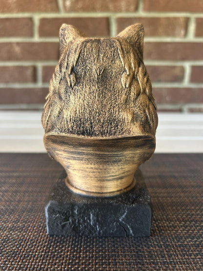 Maine Coon Bust - Hand-Painted, Customizable, 3D Printed