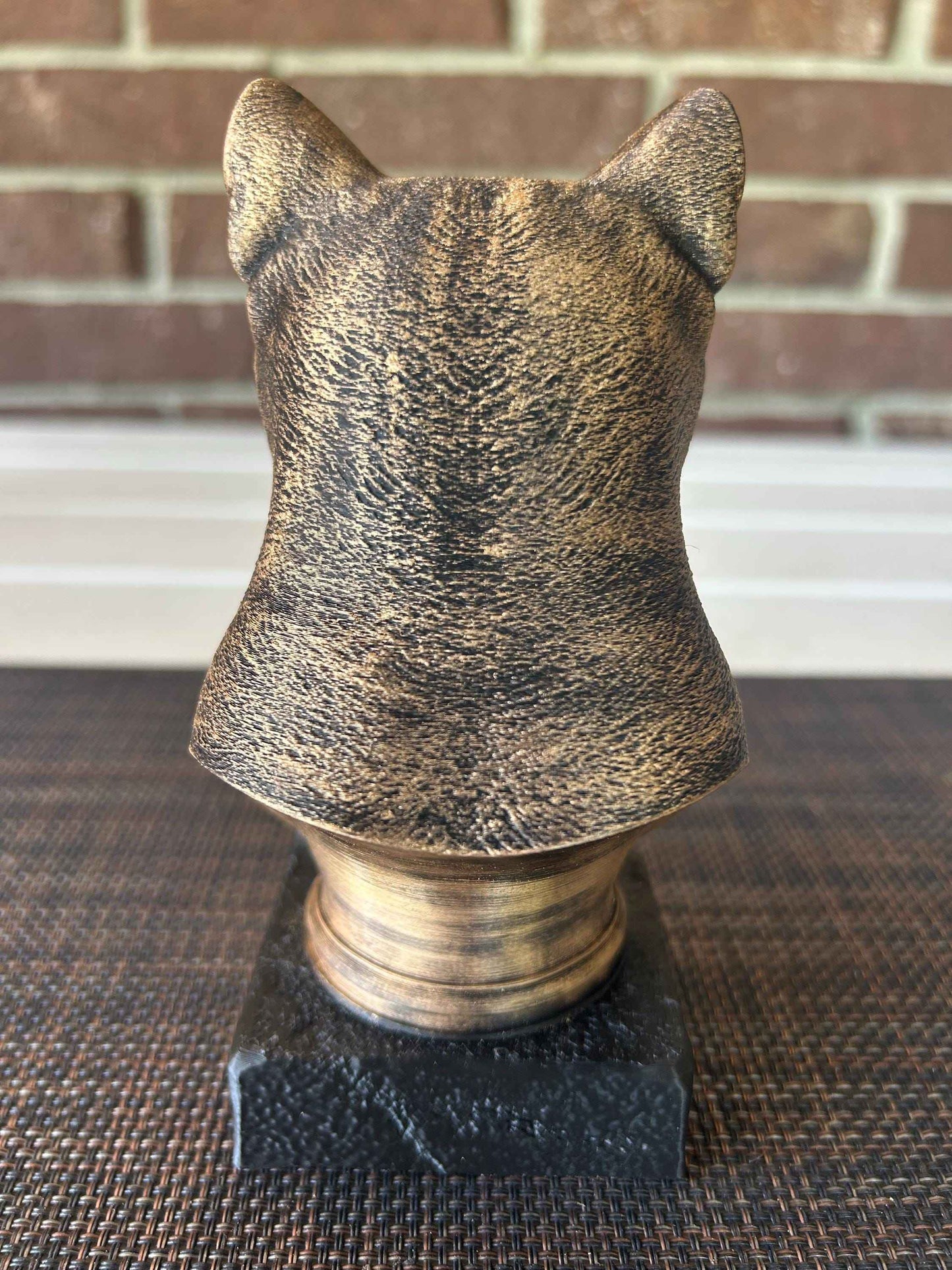 Russian Blue Bust  - Hand-Painted, Customizable, 3D Printed