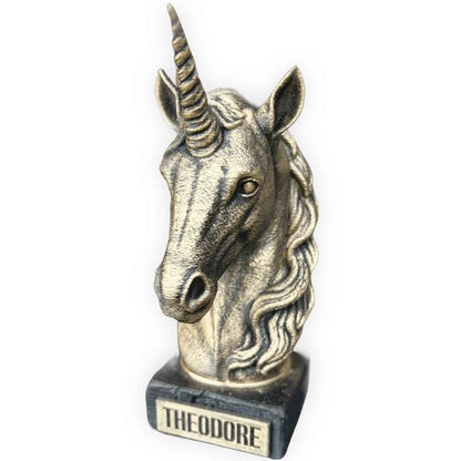 Unicorn Bust  - Hand-Painted, Customizable, 3D Printed