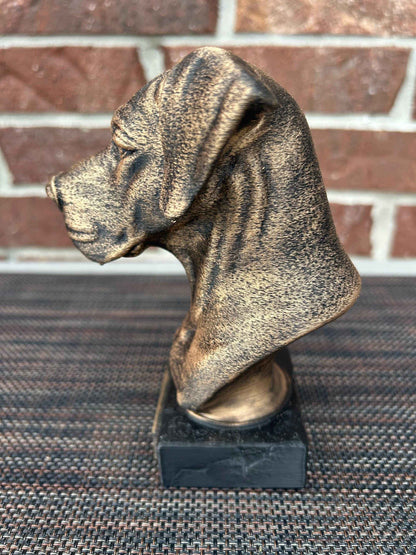 Great Dane Bust  - Hand-Painted, Customizable, 3D Printed