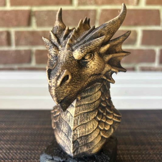 Dragon Bust  - Hand-Painted, Customizable, 3D Printed