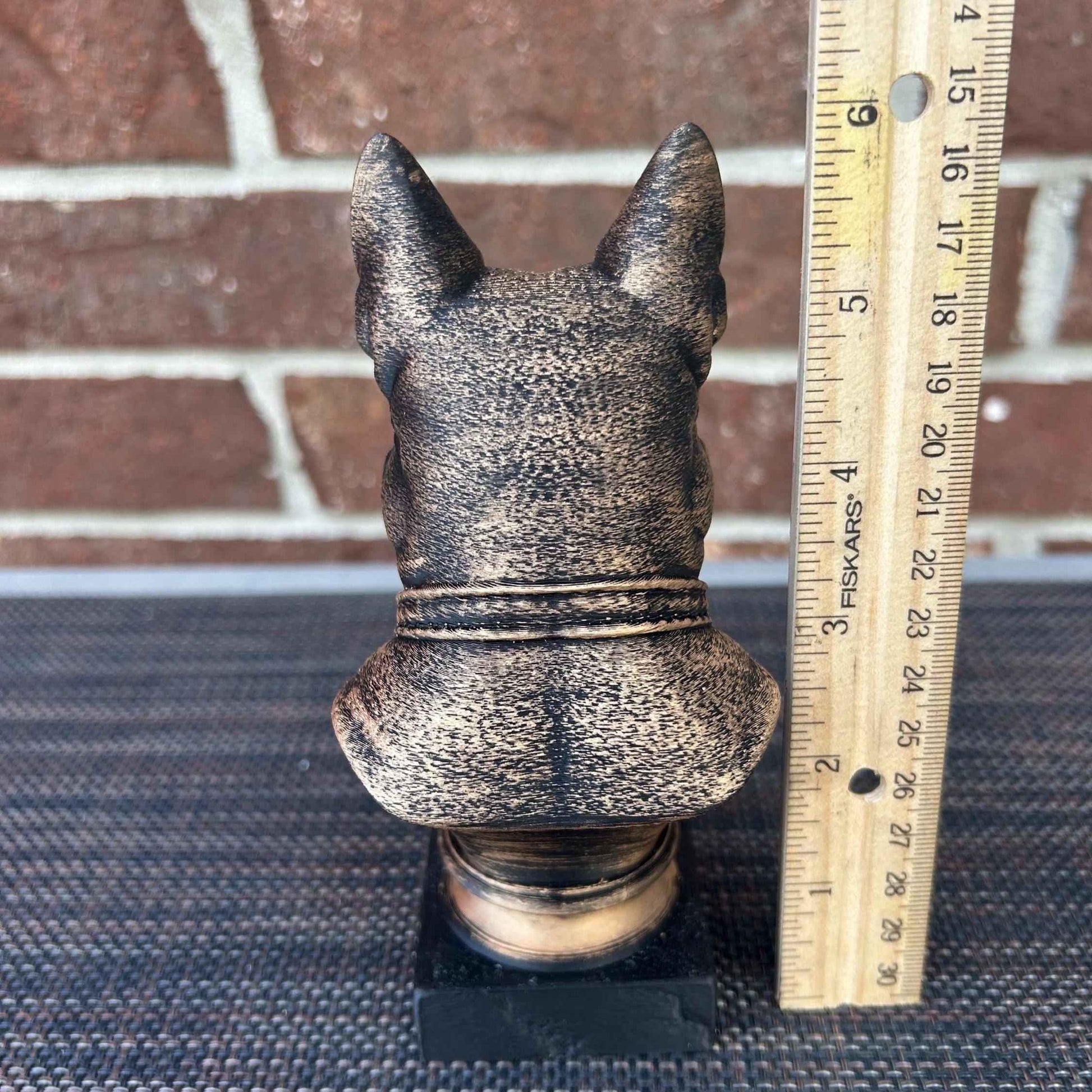 German Shepherd Bust  - Hand-Painted, Customizable, 3D Printed