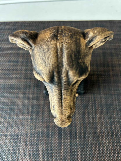 Greyhound Bust  - Hand-Painted, Customizable, 3D Printed