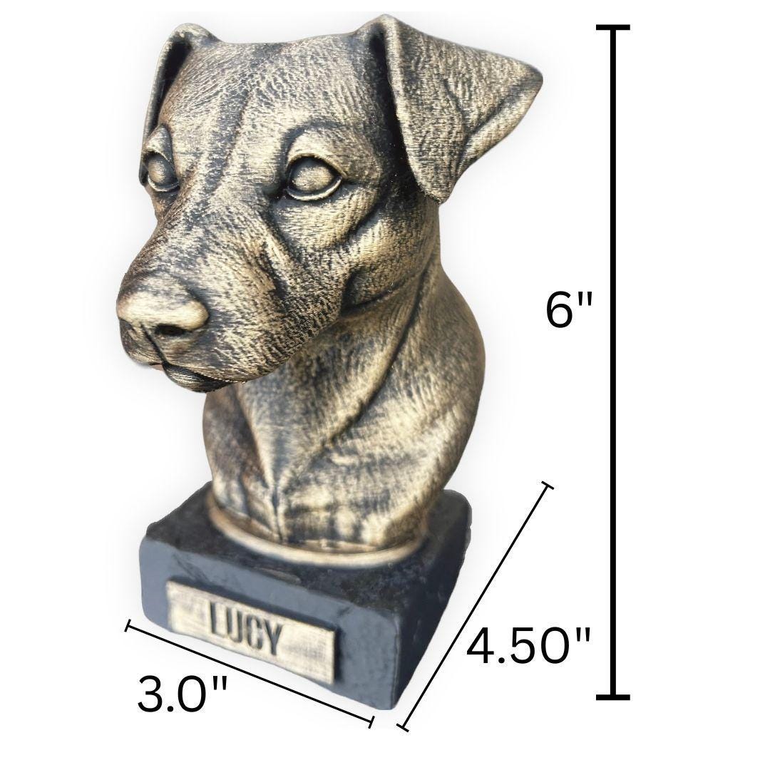 Jack Russel Terrier Bust - Hand-Painted, Customizable, 3D Printed