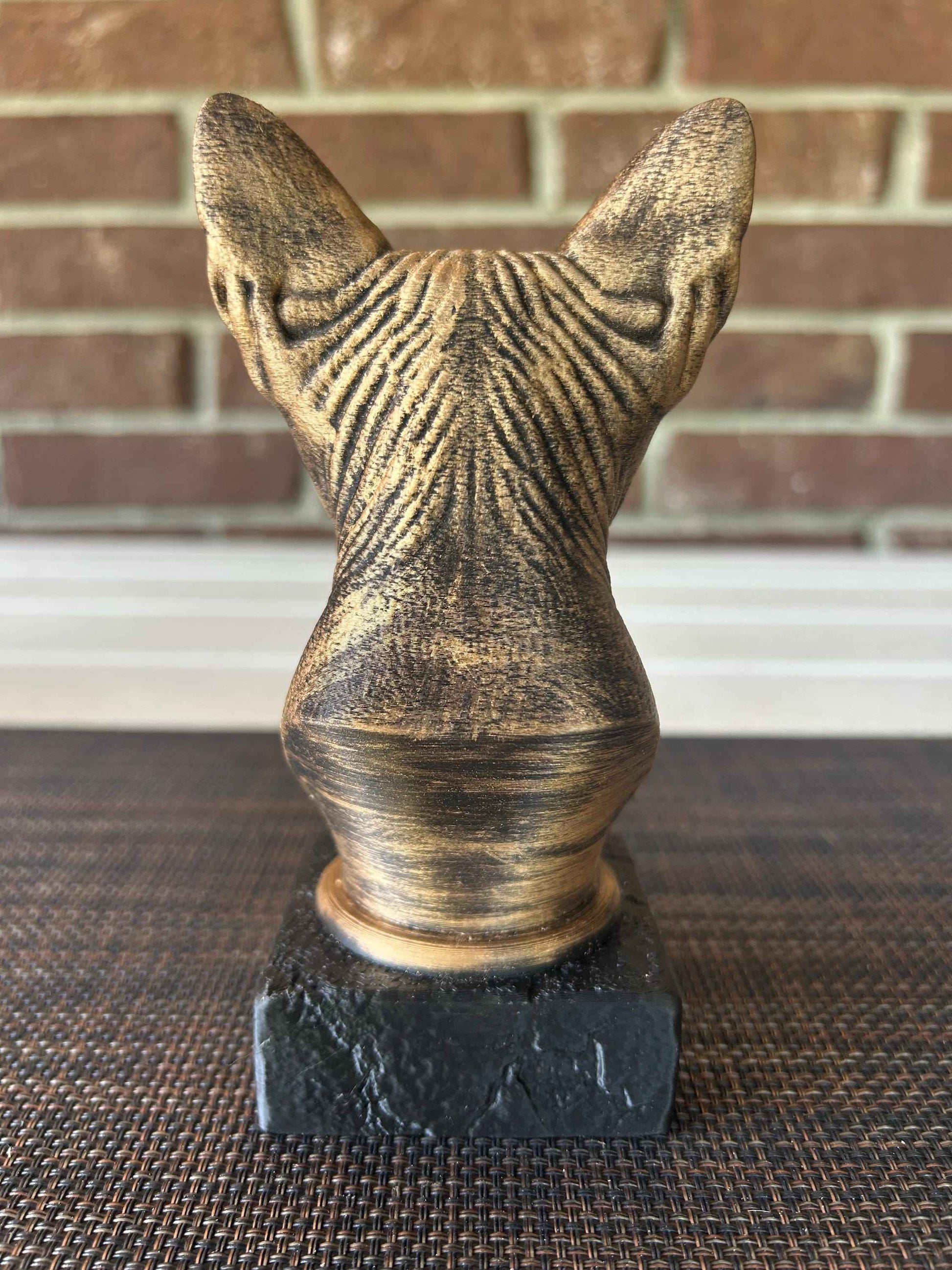Sphynx Bust  - Hand-Painted, Customizable, 3D Printed
