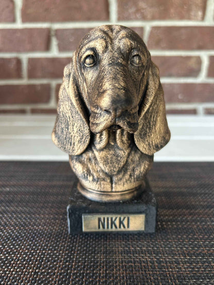 Basset Hound - Hand-Painted, Customizable, 3D Printed