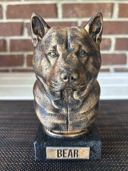 Akita - Hand-Painted, Customizable, 3D Printed