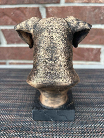 Great Dane Bust  - Hand-Painted, Customizable, 3D Printed