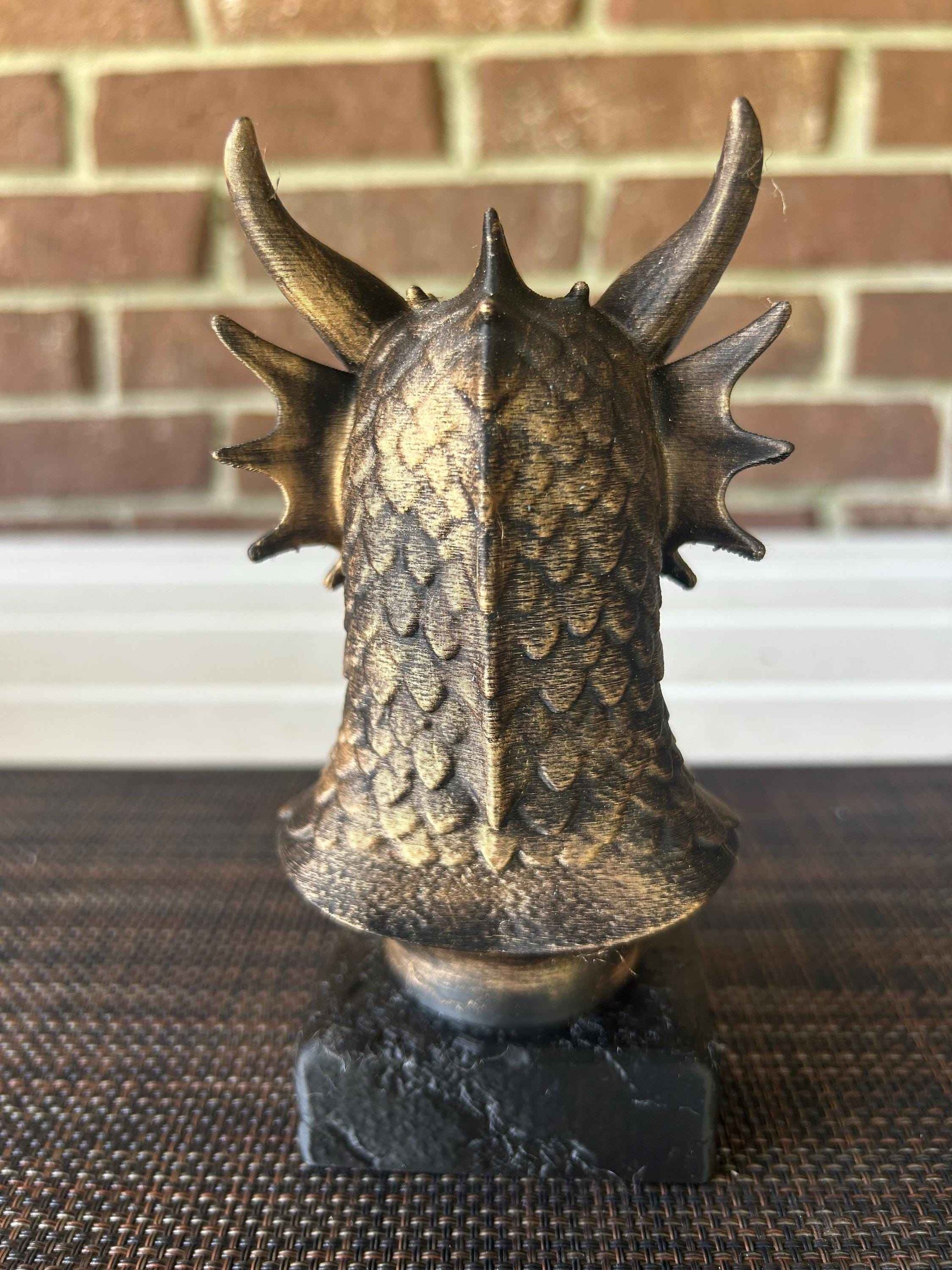Dragon Bust  - Hand-Painted, Customizable, 3D Printed