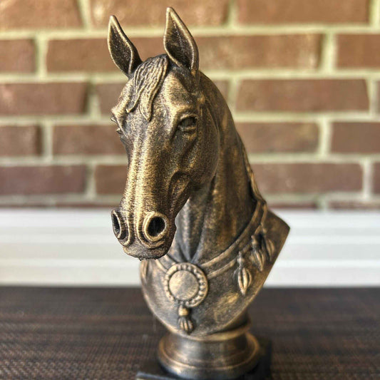Horse Bust  - Hand-Painted, Customizable, 3D Printed