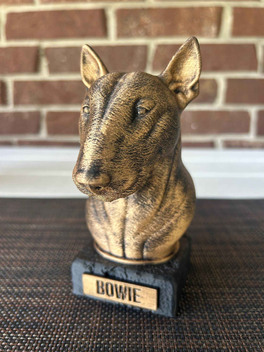 Bull Terrier - Hand-Painted, Customizable, 3D Printed