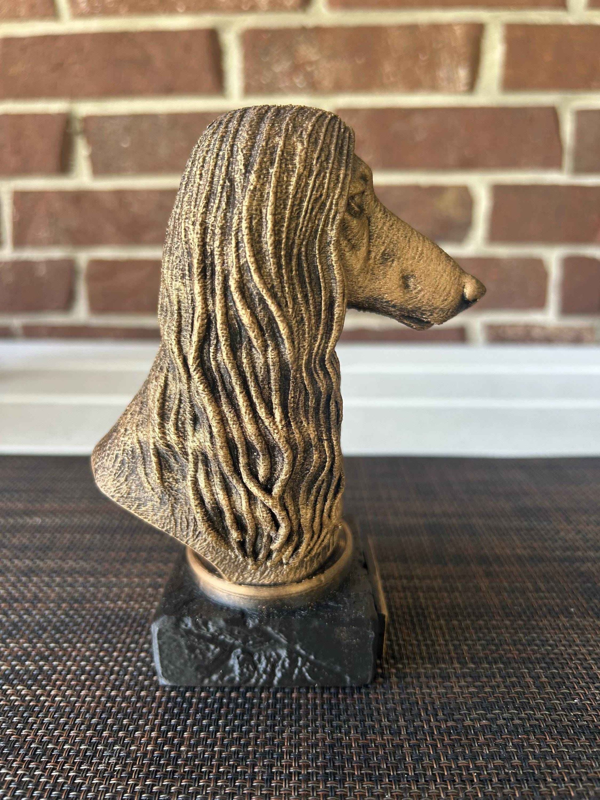 Afghan Hound - Hand-Painted, Customizable, 3D Printed
