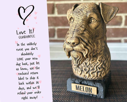 Kerry Blue Terrier - Hand-Painted, Customizable, 3D Printed