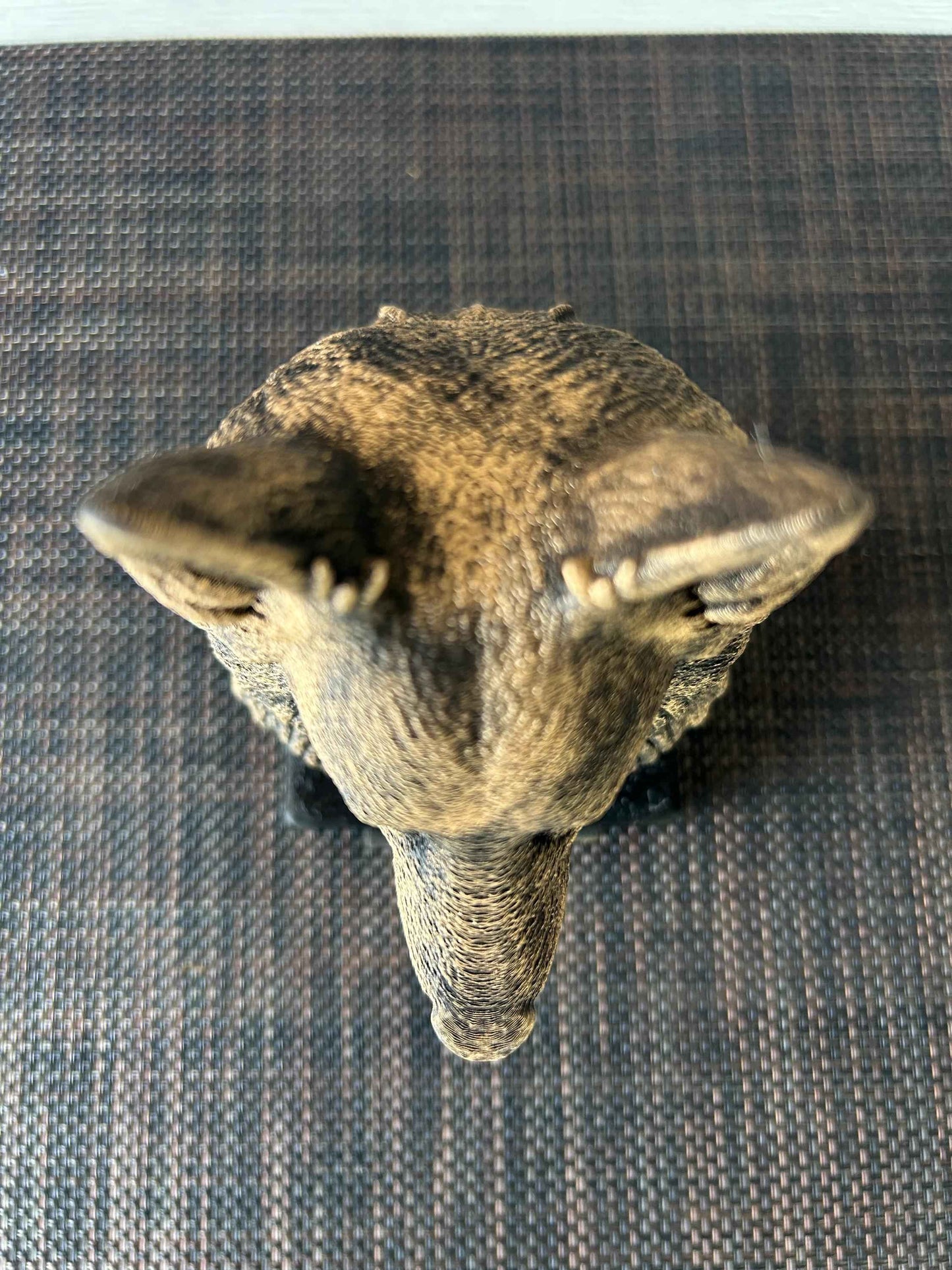 Long Hair German Shepard Bust  - Hand-Painted, Customizable, 3D Printed