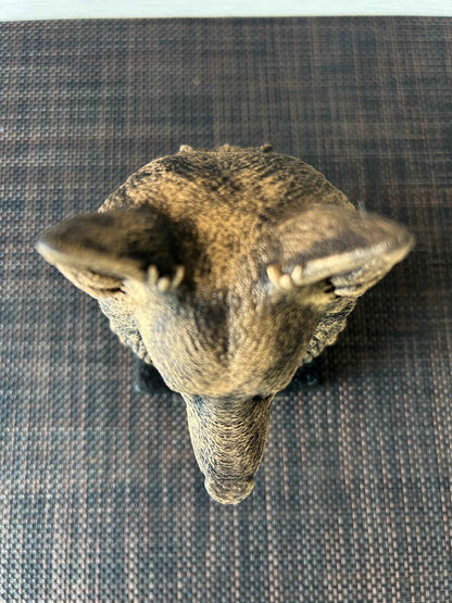 Long Hair German Shepard Bust  - Hand-Painted, Customizable, 3D Printed