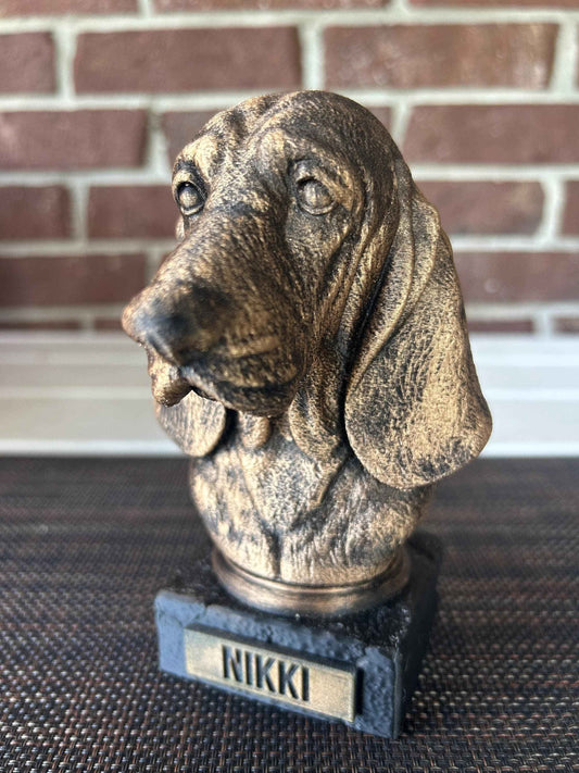 Basset Hound - Hand-Painted, Customizable, 3D Printed
