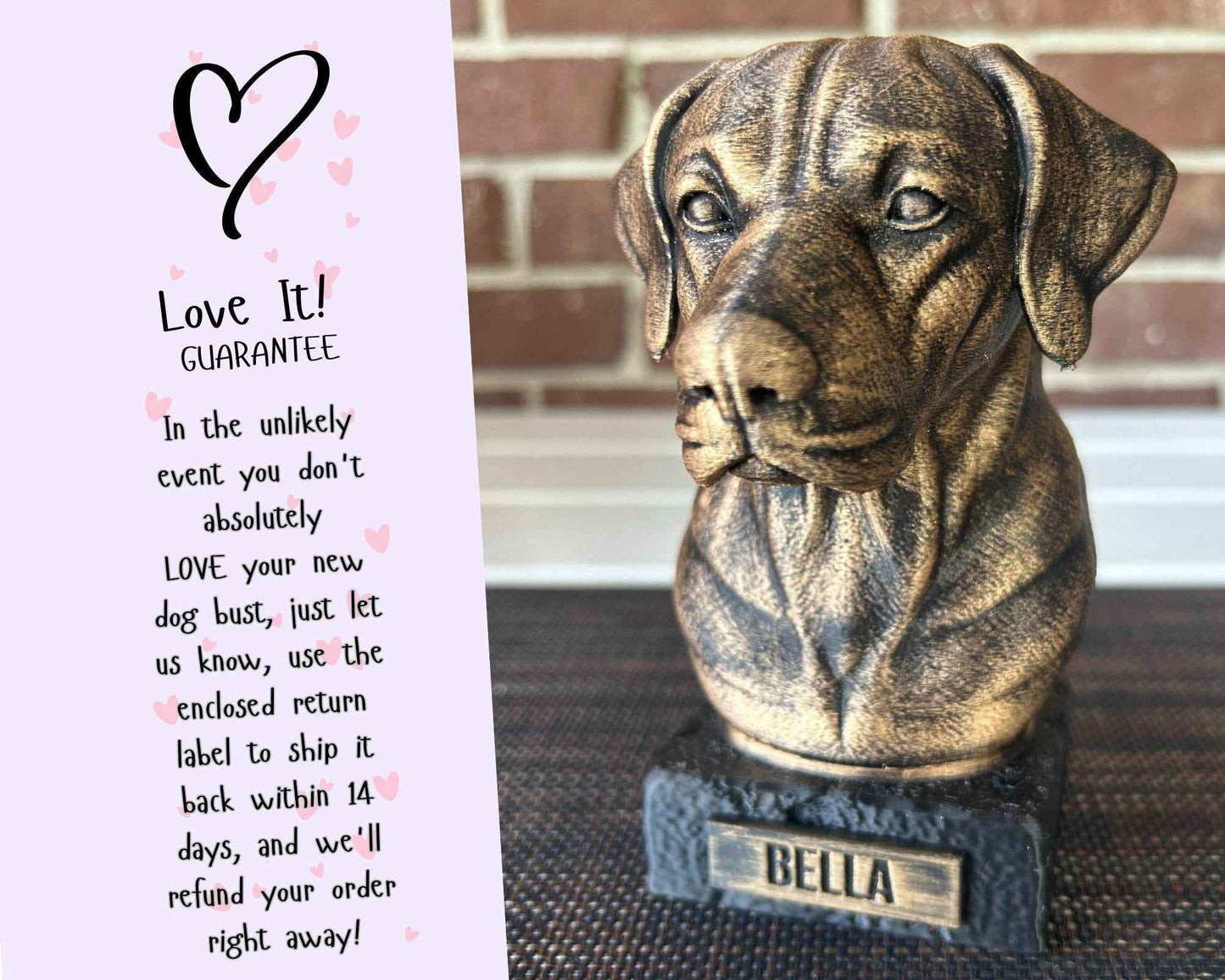 German Shepherd Pointer - Hand-Painted, Customizable, 3D Printed