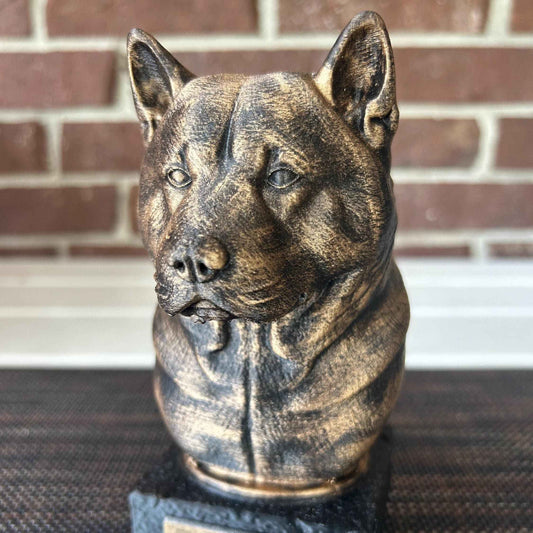 Akita - Hand-Painted, Customizable, 3D Printed