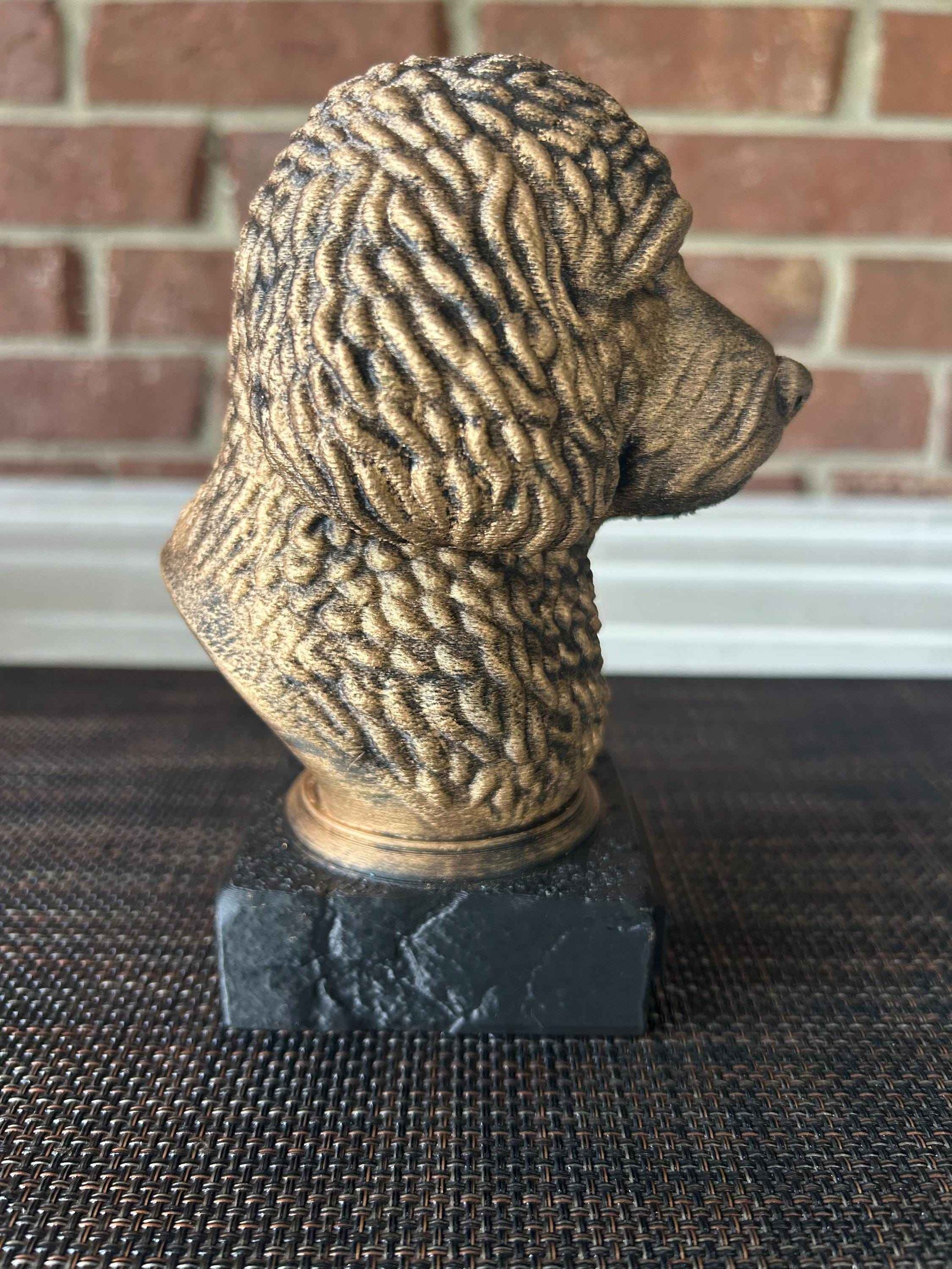 Labradoodle - Hand-Painted, Customizable, 3D Printed