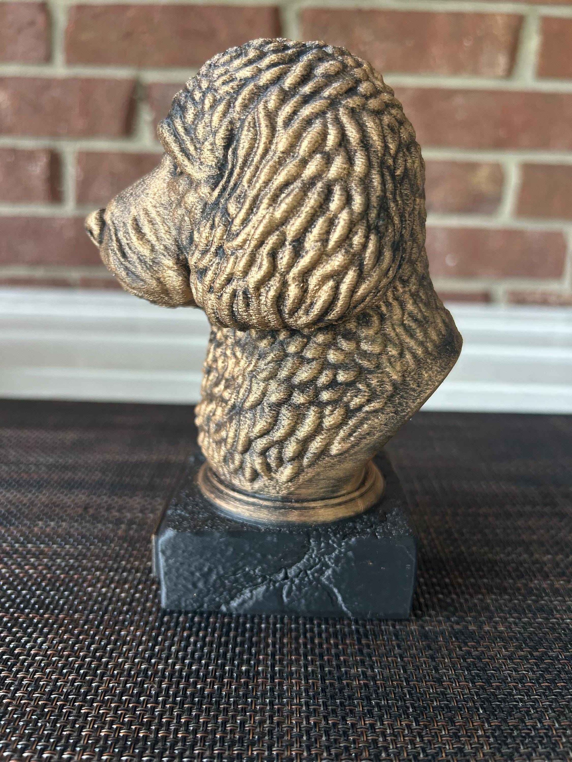 Labradoodle - Hand-Painted, Customizable, 3D Printed