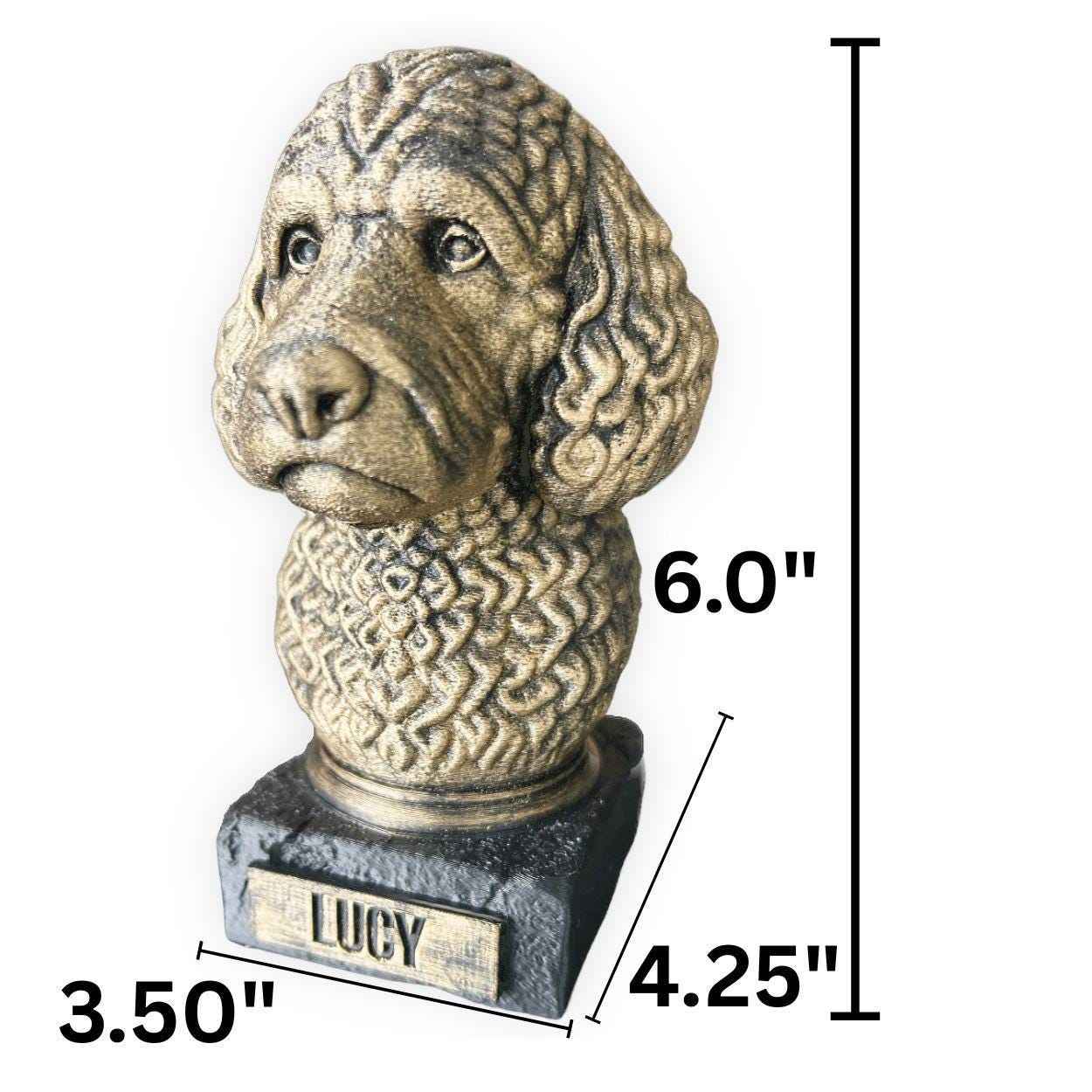 Labradoodle - Hand-Painted, Customizable, 3D Printed