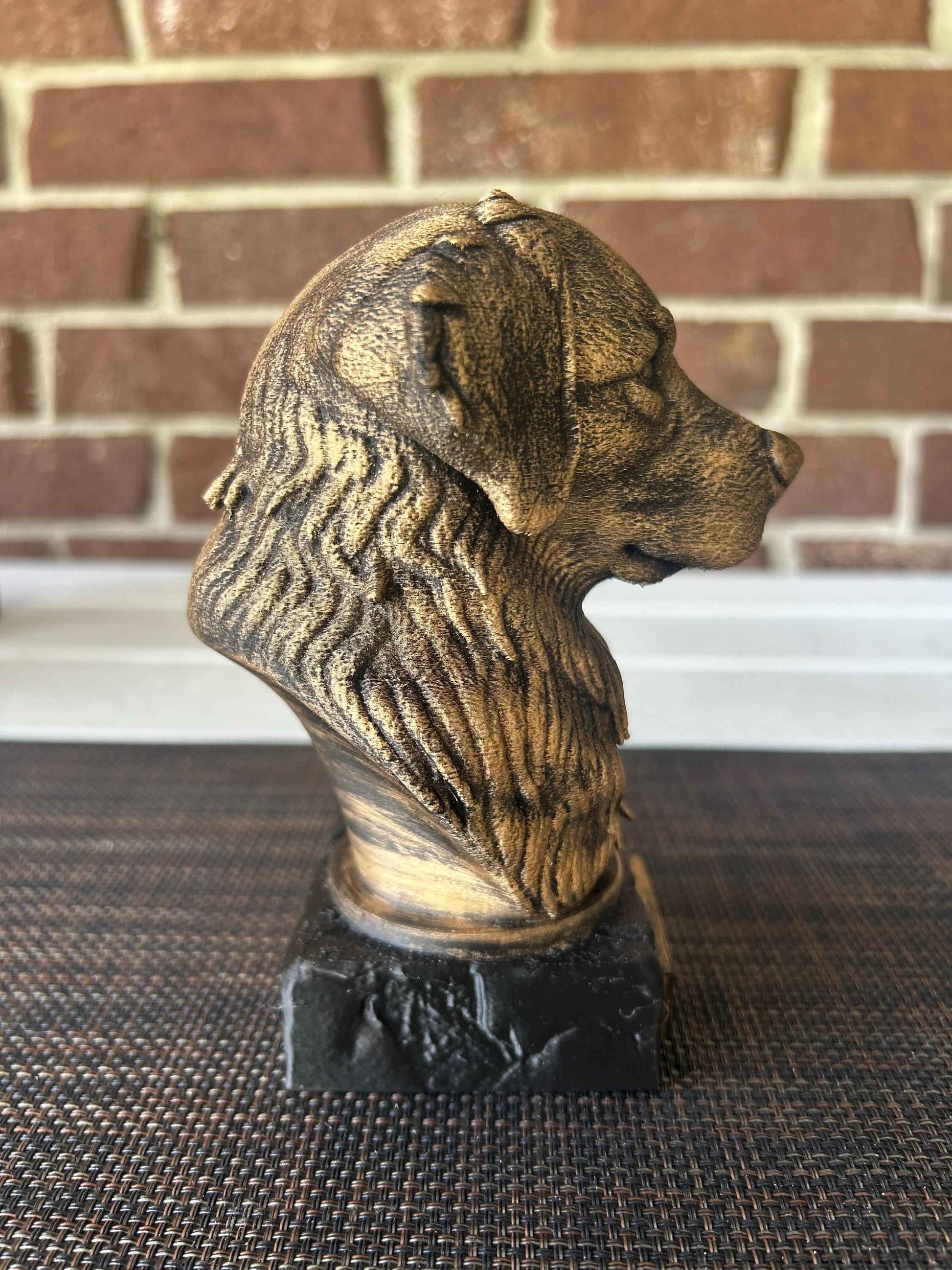 Bernese Mountain Bust  - Hand-Painted, Customizable, 3D Printed