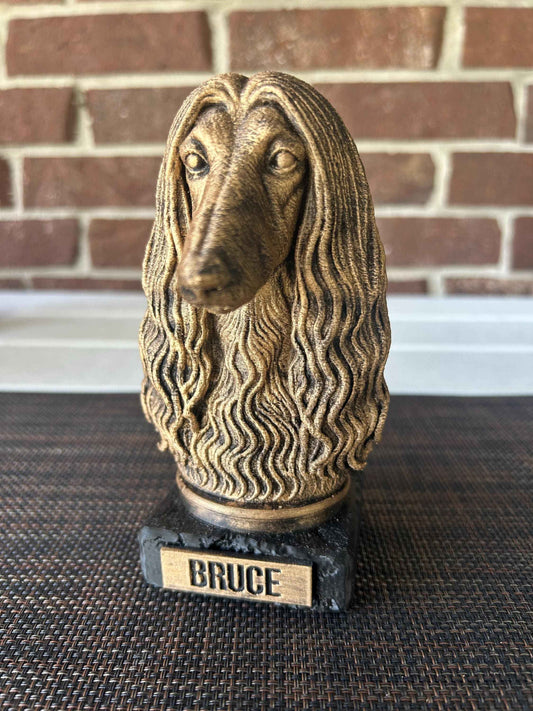 Afghan Hound - Hand-Painted, Customizable, 3D Printed