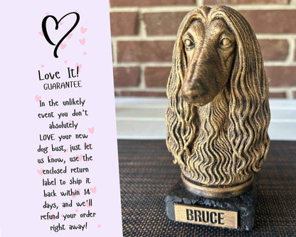 Afghan Hound - Hand-Painted, Customizable, 3D Printed
