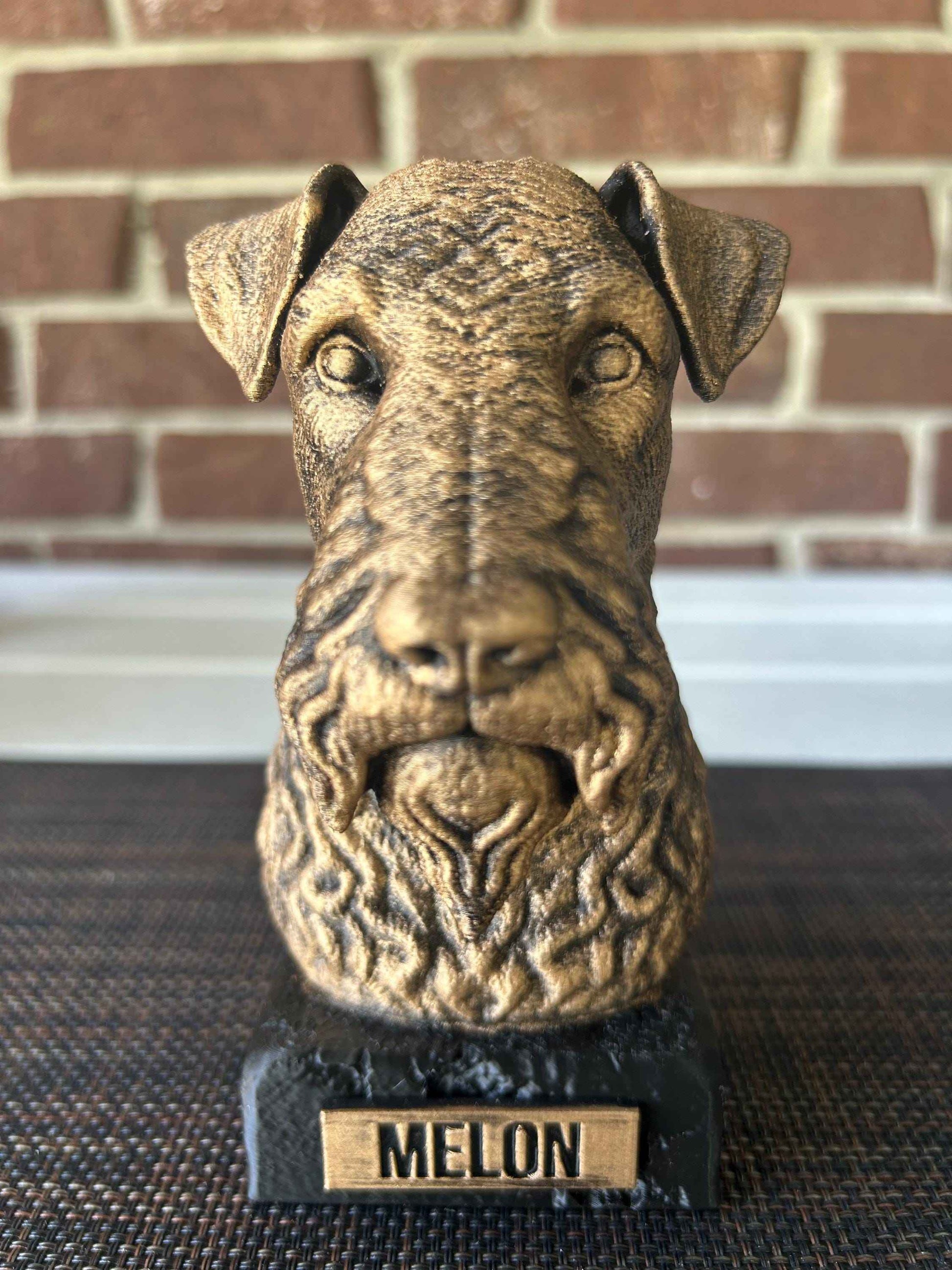 Kerry Blue Terrier - Hand-Painted, Customizable, 3D Printed