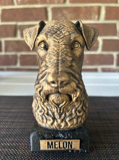 Kerry Blue Terrier - Hand-Painted, Customizable, 3D Printed