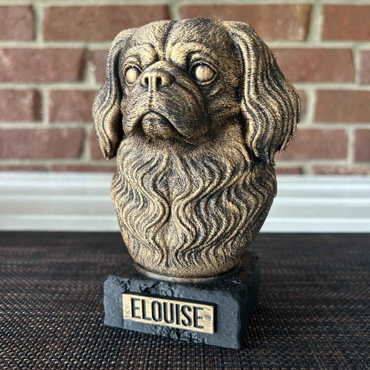Pekingese - Hand-Painted, Customizable, 3D Printed