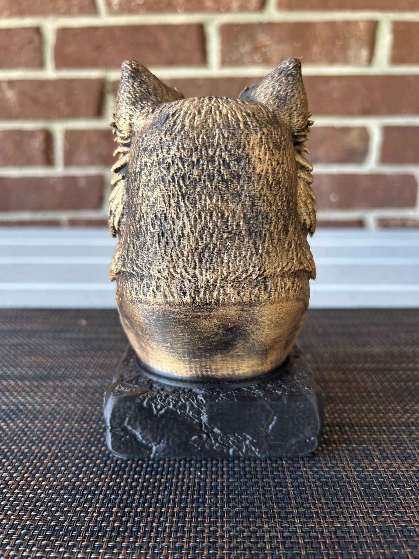 Icelandic Sheepdog Bust - Hand-Painted, Customizable, 3D Printed