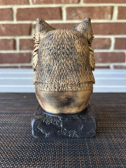 Icelandic Sheepdog Bust - Hand-Painted, Customizable, 3D Printed