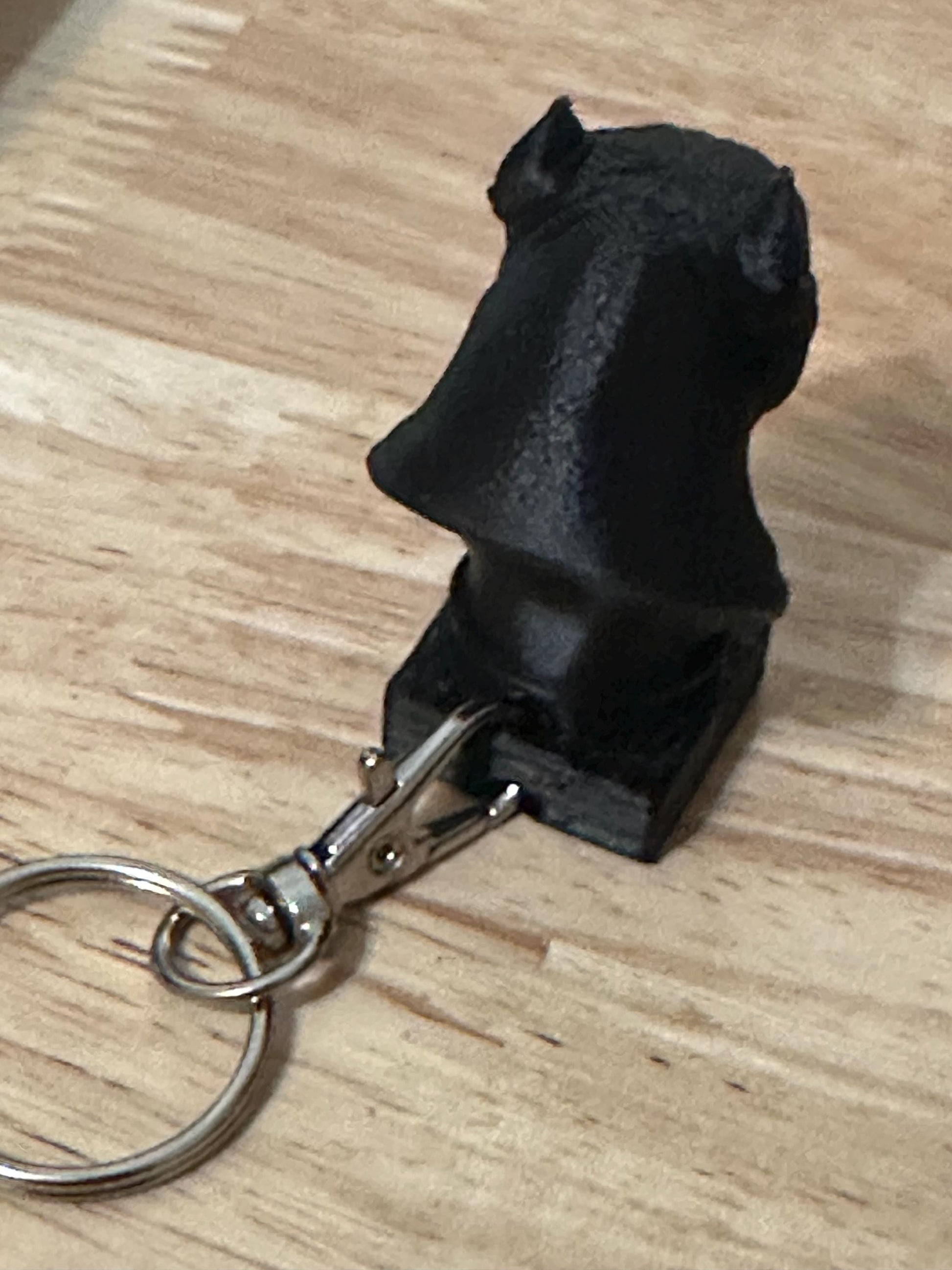 American Bulldog Keychain Bust - 3D Printed - Desk Toy - Board Game Token