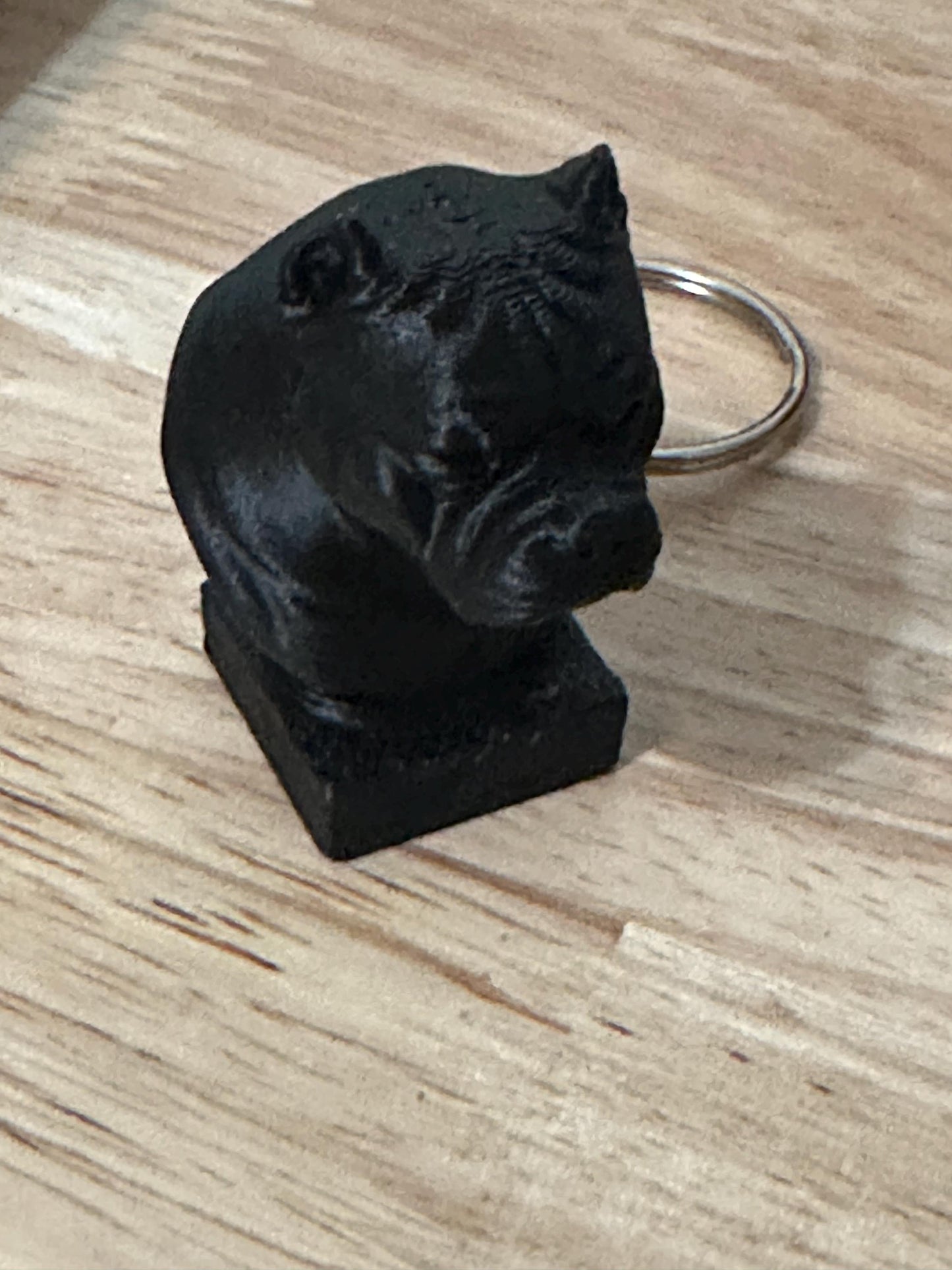 American Bulldog Keychain Bust - 3D Printed - Desk Toy - Board Game Token