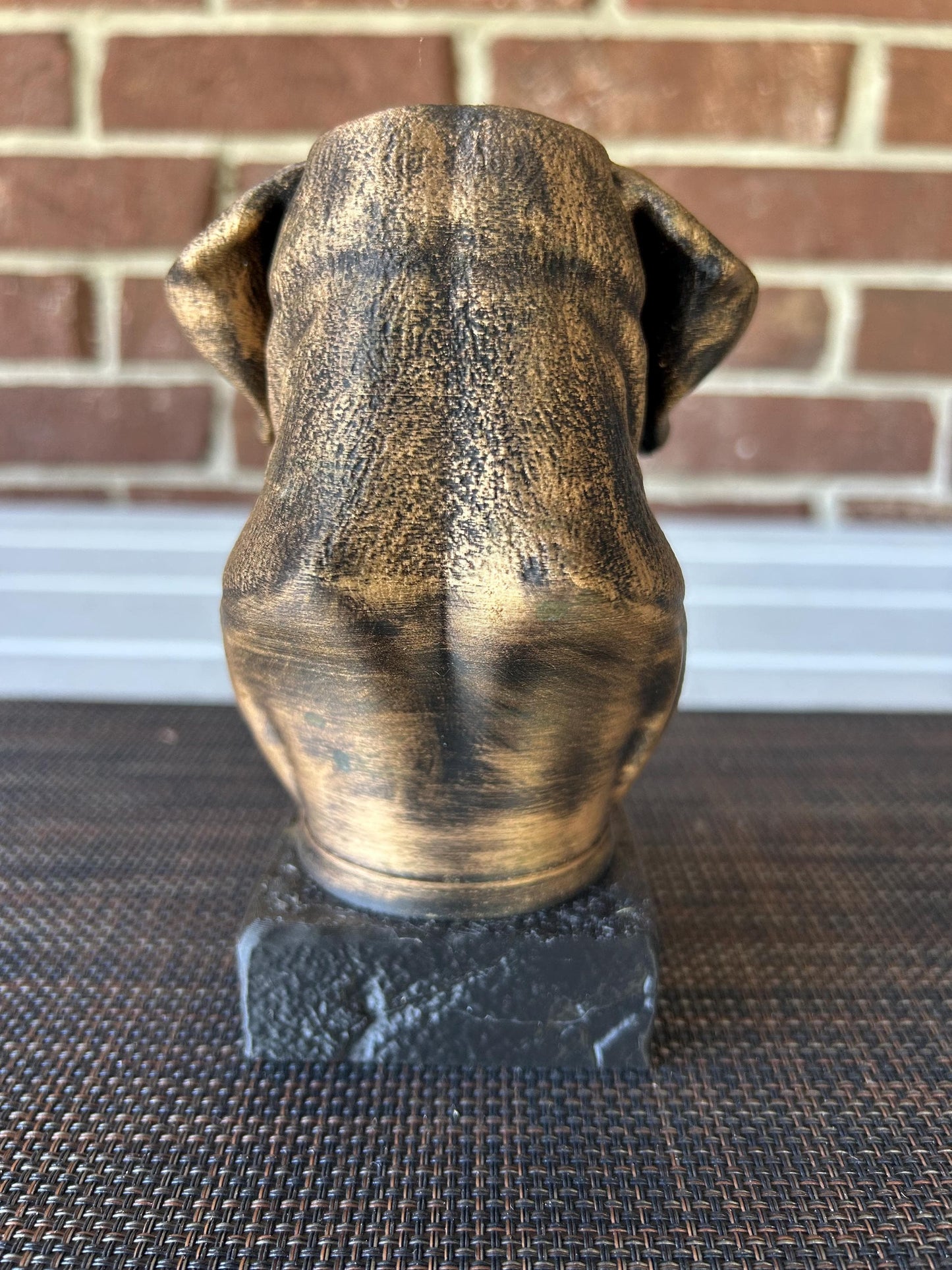Cane Corso Natural Ears Bust - Hand-Painted, Customizable, 3D Printed